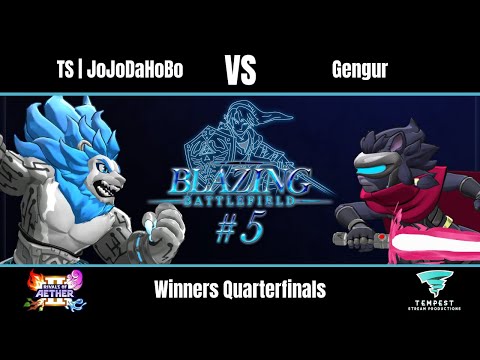 TS | JoJoDaHoBo (Zetterburn) vs Gengur (Clairen) -Rivals II Winners Quarters- Blazing Battlefield #5