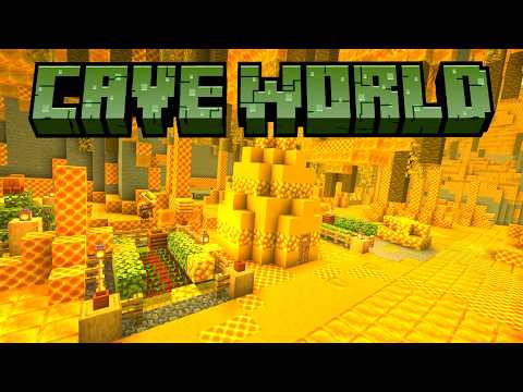 Adding Cave World STRUCTURES to Minecraft