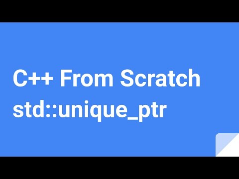 C++ From Scratch: std::unique_ptr