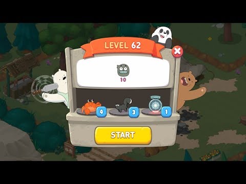 We Bare Bears Match3 Repairs Level 62 HD 1080p