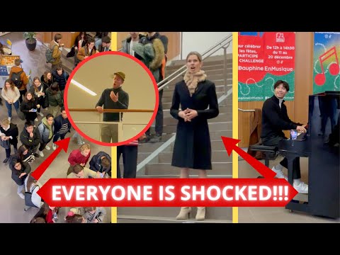 Two OPERA SINGERS join me in a university and SHOCK EVERYONE 🤯