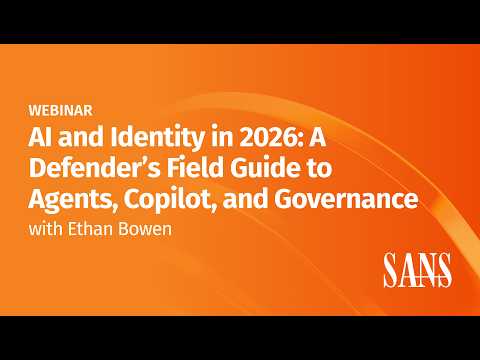 AI and Identity in 2026: A Defenders Field Guide to Agents Copilot and Governance