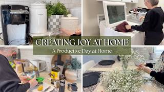 A Productive Day at Home | Creating Joy at Home