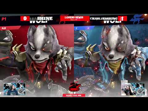 Shark Tank #88 Losers Semi Final - Charliedaking (Wolf) Vs. ShiNe (Wolf, Donkey Kong)