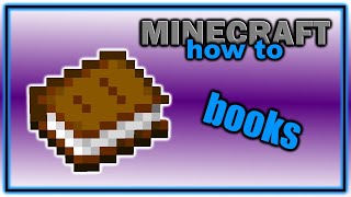How to Craft and Use Books in Minecraft! | Easy Minecraft Tutorial