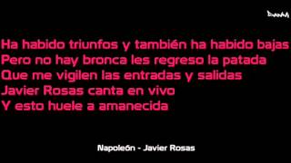 Napoleon - Javier Rosas(Letra)