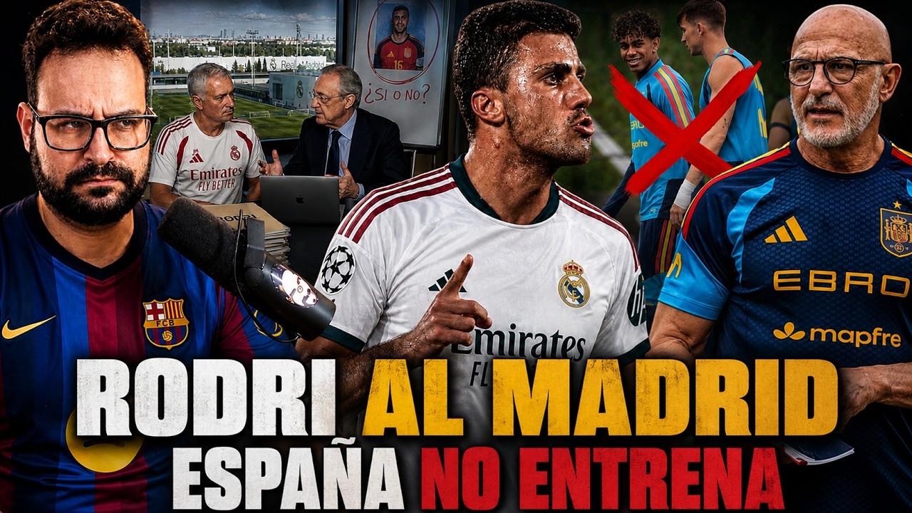 🚨CONFIRMADO: RODRI al REAL MADRID ¡OPCIÓN MUY REAL! - ESPAÑA NO ENTRENA ANTES de la FINAL