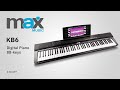 Video: Max Kb6 Piano Digital de 88 Teclas