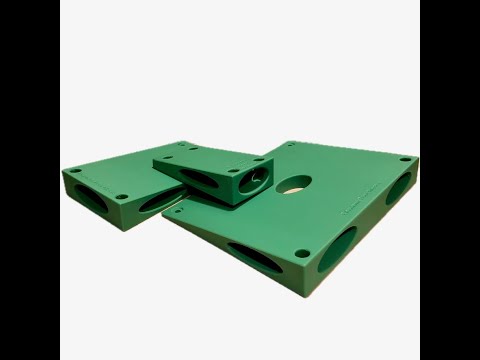 Elephant Foot Risers Block Riser for Small Pedals 2.5"w x 4.75"d x 1"h image 2