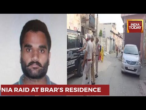 NIA Raids Gangster Goldy Brar's Residence At Muktsar In Punjab