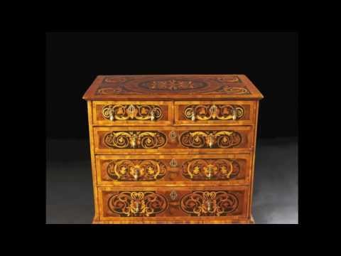 William and Mary Marquetry Chest of Drawers
