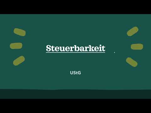 Steuerbarkeit nach dem Umsatzsteuergesetz (vereinfacht)
