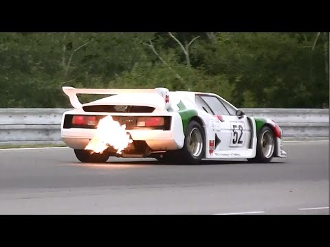Sauber BMW M1 Gr.5 Pure SOUND & HUGE Flames on Track!