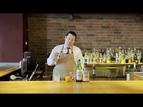 Ein Old Fashioned Whisky Cocktail in der ProfiLiga - Der DON LOCKWOOD mixt Islay und Bourbon 😳😘🔥