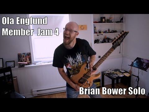 Brian Bower solo from Ola Englund's Member Jam 4 feat. Mattias IA Eklundh