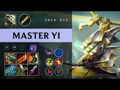Master Yi Mid vs Zoe - EUW Master Patch 26.04