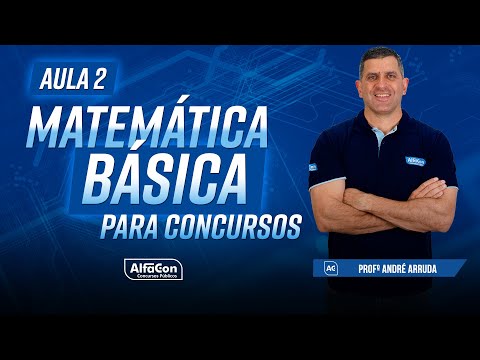 MATEMÁTICA PARA CONCURSOS 2023 - AULA 2/5 - AlfaCon