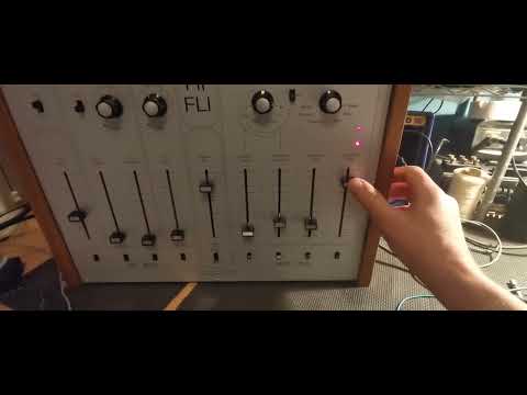 EMS Synthi Hi Fli  with chrome stand, control pedals, paperwork image 9
