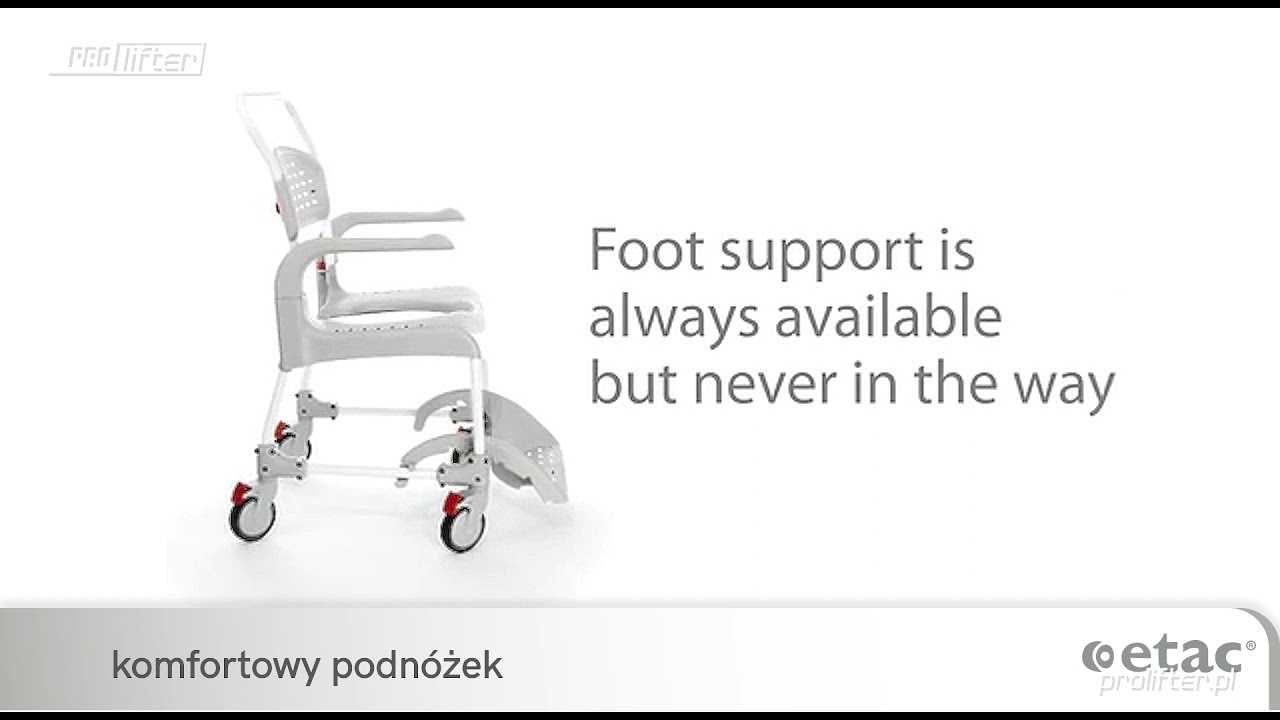 Wózek toaletowo-prysznicowy Etac Clean