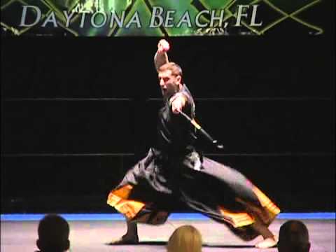 Ross Levine Bo Staff Kata 2010 Gator Nationals Karate Tournament