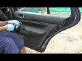 VW Golf Jetta Rear Door Panel Removal