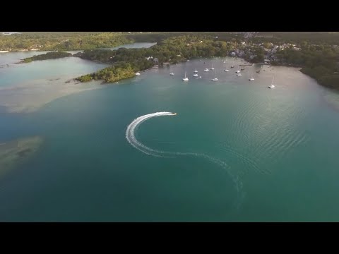 Travel with Relaxing Piano | Aerials of Mauritius | Bucolic Acrylic - Dan Bodan