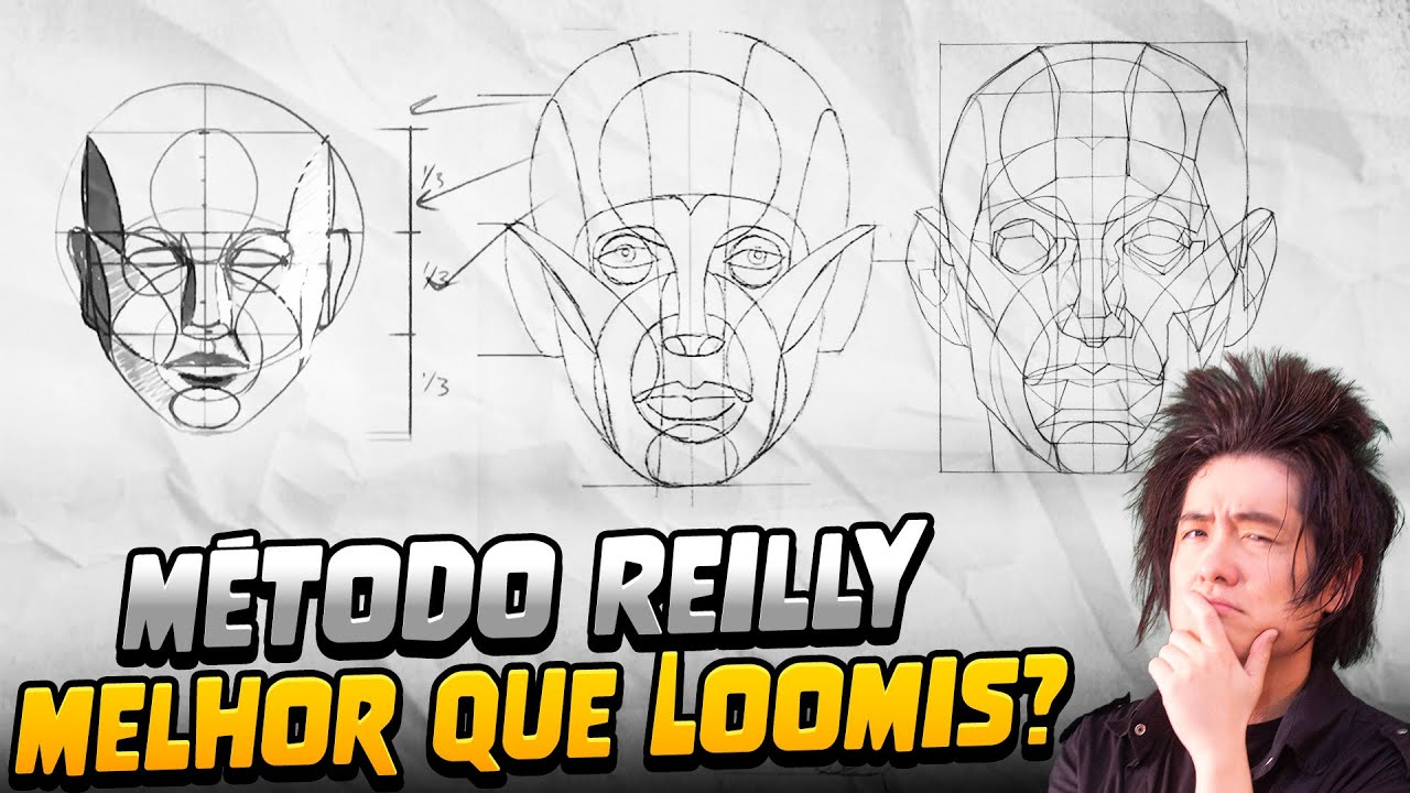 Getting to know the Reilly method for drawing heads