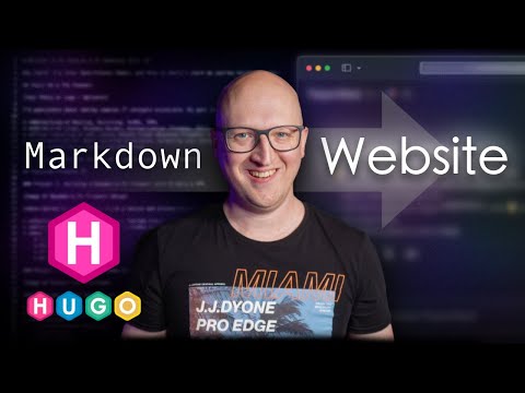 Building a static website in Markdown with Hugo