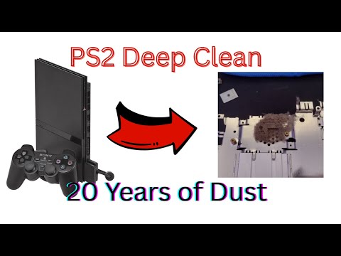 PS2 Full Deep Clean - 20 YEARS of Dust 🤮🔧