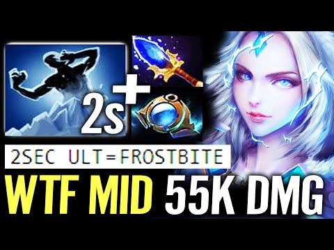 🔥 Rylai MID 55.000 DMG WTF — Aghanim 2sec Ult Cancer Frostbite IMBA DELETE EveryThing Dota 2 Pro