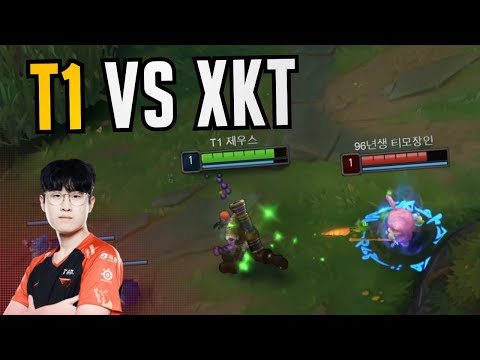 T1 Zeus vs SKT Untara, the Teemo Main - Best of LoL Stream Highlights (Translated)