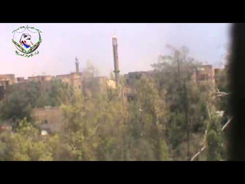 استهداف مقرات النظام بقذائف SBG9 من قبل كتيبة عز الدين القسام التابعة للواء الأحواز في دير الزور