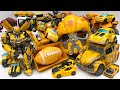 Giant Bumblebee, Optimus Prime Transformers Movie, Autobots Full Mainan Robot! Crane - truck, rescue