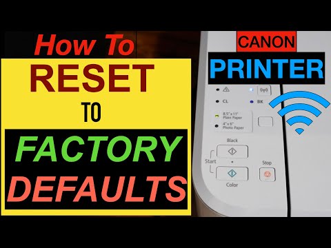 YouTube video about: How to reset canon printer ts3122?