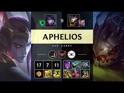 Aphelios ADC vs Kog'Maw - KR Grandmaster Patch 25.15