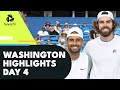 Kyrgios Takes On Opelka; Fritz, Nishioka, Khachanov all in Action | Washington 2022 Day 4 Highlights