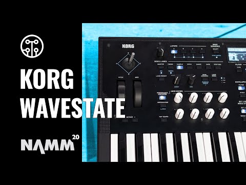 Korg NAMM 2020 | New "Wavestate" wave sequencing synthesizer | Thomann