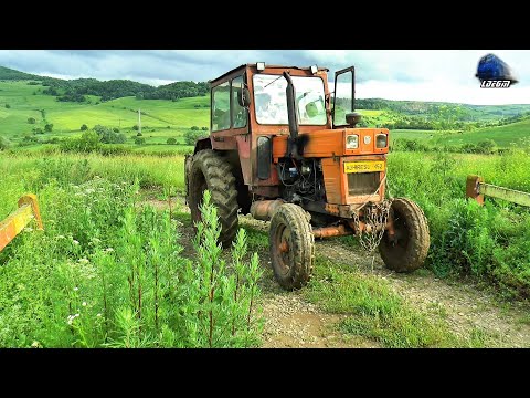 Tractor UTB U650, Teodora GM 64-1125-5 & Automotor BR628 452 DMU Lângă/Near Aghireș - 20 June 2020