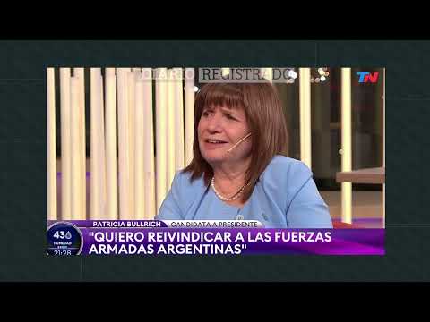 DR PATRICIA BULLRICH SI QUIEREN VENIR QUE VENGAN LE PRESENTAREMOS BATALLA
