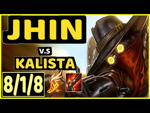 CODY SUN (JHIN) vs KALISTA - 8/1/8 KDA BOTTOM ADC CHALLENGER GAMEPLAY - NA