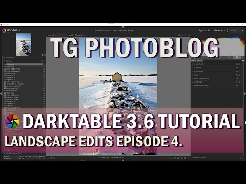 Darktable Tutorials - How to Edit Images: Episode 4 - Winter Image