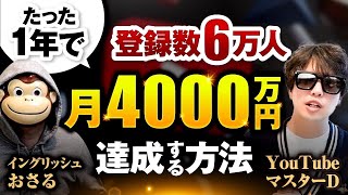 【YouTube攻略系日本一】たった1年でYouTube登録者6万人&月4000万達成した方法