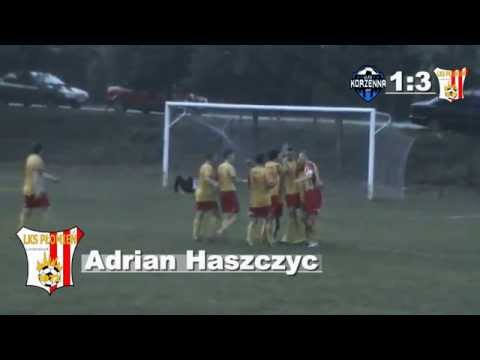 Adrian Haszczyc 1:3 (93') 2 kolejka Okręgówki: ULKS Korzenna - Płomień Limanowaa