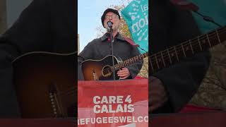 Billy Bragg sings Jerusalem at Stand up to racism anti-fascist demo Downing street 13.12.2025