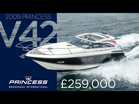 A truly unique 2009 Princess V42 with loads of striking upgrades **FOR SALE NOW** in Torquay