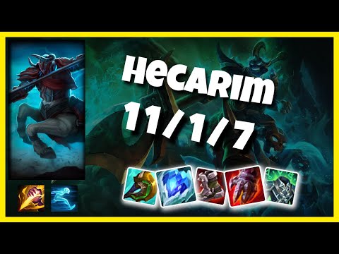 Hecarim vs Graves NA Challenger JUNGLE (11/1/7) - v10.25