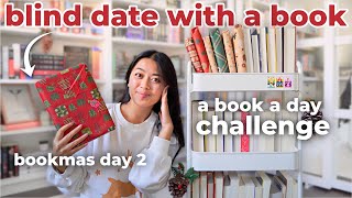 reading a book a day for 6 days... (BLIND date with a BOOK challenge) | bookmas day 2📚❄️