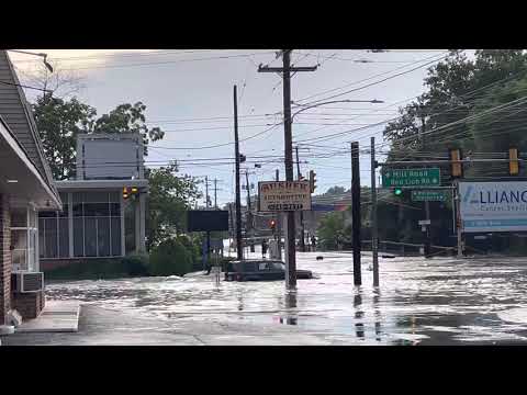 07-12-2021 Bensalem PA 100 Year Flood Lafayette Gardens Condo Aerial View