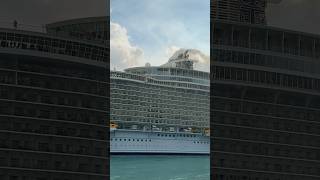Allure of the Seas sailing away! #shorts #allureoftheseas #royalcaribbean #cruiseship #cruiselife