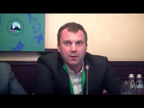 (in Arabic) Evgeny Popov at the forum "Journalists of Muslim countries against extremism"
